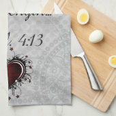 聖書のキリスト教の詩のPhilippiansの4:13 キッチンタオル (四つ折り)