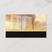 聖書のキリスト教の軽い神の空の名刺 名刺 (正面)
