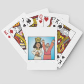 聖書のクイーンと預言者の信仰に基づくキャラクター トランプ (裏面)