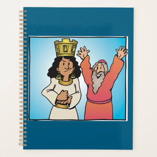 聖書のクイーンと預言者の信仰に基づくキャラクター プランナー手帳 (正面)