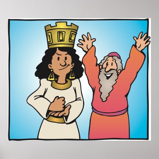 聖書のクイーンと預言者の信仰に基づくキャラクター ポスター (正面)