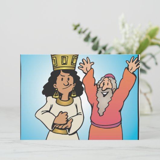 聖書のクイーンと預言者の信仰に基づくキャラクター 招待状 (スタンド正面)