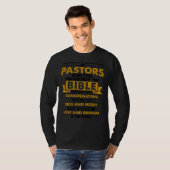 聖書のクリスチャンから説教を続ける気に牧師 Tシャツ (正面フル)