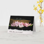 聖書のグラジオラスとグラスの共感性 カード (黄色い花)