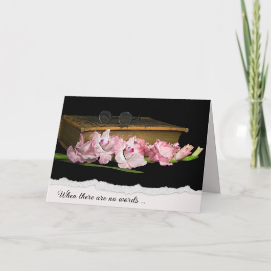 聖書のグラジオラスとグラスの共感性 カード (正面)