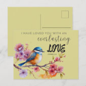 聖書のグリーティングカード 永遠の愛 ポストカード (正面/裏面)