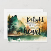 聖書のグリーティング ポストカードの喜び ポストカード (正面/裏面)