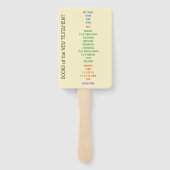 聖書のハンドファンの本 ハンドファン (裏面)