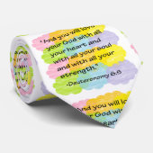 聖書のバイブルトーラーネックタイ ネクタイ (ロール)