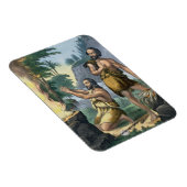 聖書のプリントからカインとアベルの犠牲を マグネット (右側)