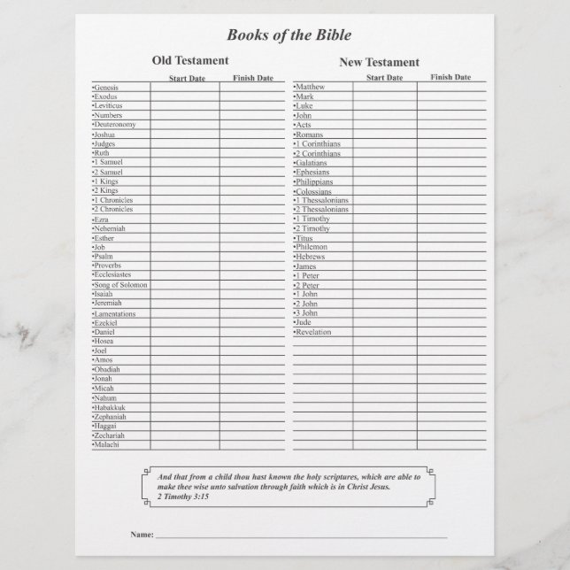 聖書のページの本 (正面)