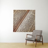 聖書のページ書のテクスチャ タペストリー (インサイチュ)