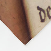 聖書のページ書のテクスチャ フリースブランケット (角)