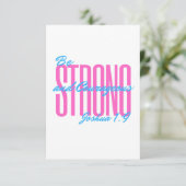 聖書のヨシュア1:9 サンキューカード (スタンド正面)