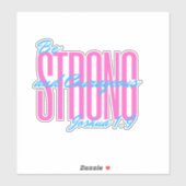 聖書のヨシュア1:9 シール (シート)