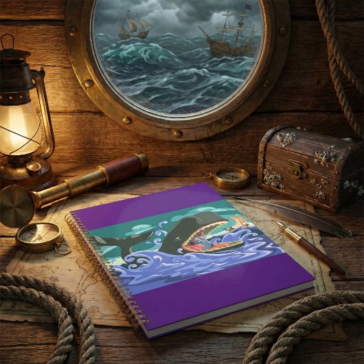 聖書のヨナとクジラの海シーン プランナー手帳