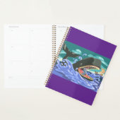 聖書のヨナとクジラの海シーン プランナー手帳 (ディスプレー)