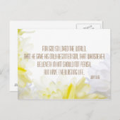 聖書のヨハネ3.16 ポストカード (正面/裏面)