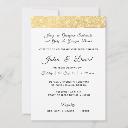 聖書の一つの肉になる聖句 招待状 (裏面)