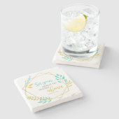 聖書の一節信仰よりも物事を重視  ストーンコースター (横)