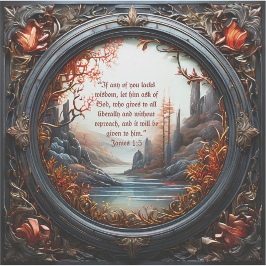 聖書の一節 オーダーメイド ビニールステッカー シール (正面)