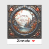 聖書の一節 オーダーメイド ビニールステッカー シール (シート)