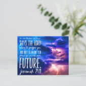 聖書の一節 キリスト教の聖典 聖書の引用 ポストカード (スタンド正面)