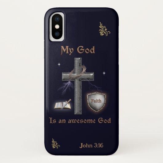 聖書の一節 Case-Mate iPhoneケース (裏面)