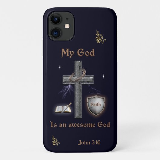 聖書の一節 Case-Mate iPhoneケース (裏面)