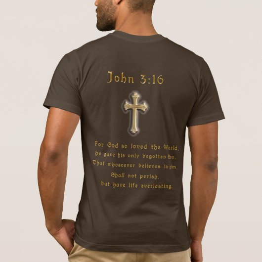 聖書の一節 Tシャツ (裏面)
