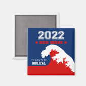 聖書の中文2022赤い波 マグネット (正面/裏面)