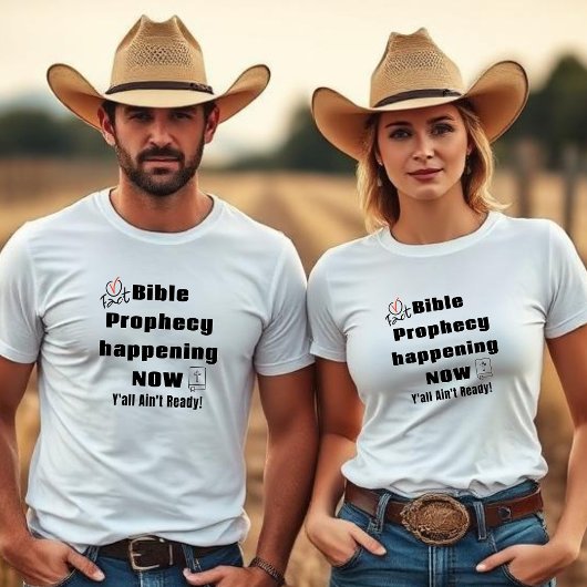 聖書の予言が今起きてる ユニセックス Tシャツ