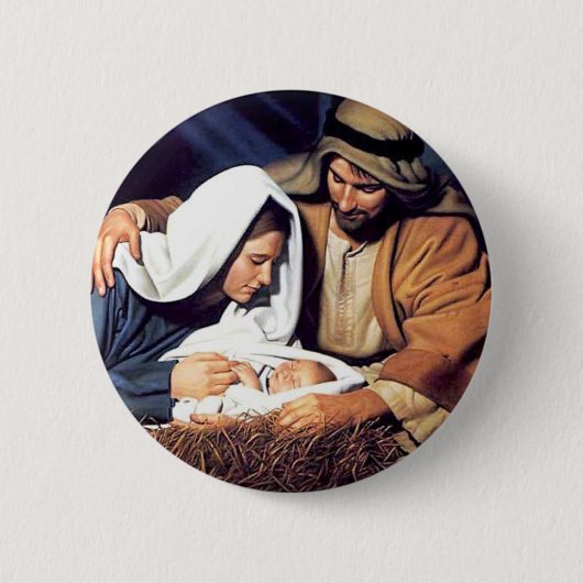 聖書の信仰イエス感動的キリスト祈祈りの言葉 缶バッジ (正面)