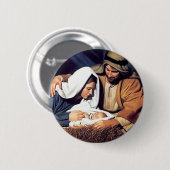 聖書の信仰イエス感動的キリスト祈祈りの言葉 缶バッジ (正面&裏面)