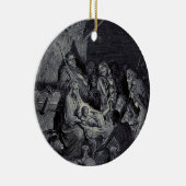 聖書の出生場面 セラミックオーナメント (右)