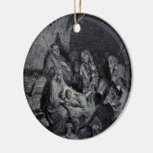 聖書の出生場面 セラミックオーナメント (左)
