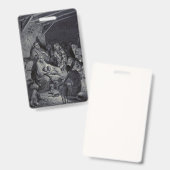 聖書の出生場面 バッジ (正面＆裏面)