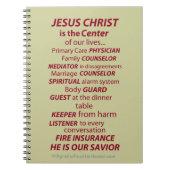 聖書の勉強の聖書の引用文 ノートブック (正面)