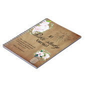 聖書の勉強パーソナライズされた名と信仰の聖句を追加 ノートブック (左側)