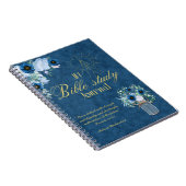 聖書の勉強パーソナライズされた名と信仰の聖句を追加 ノートブック (右側)