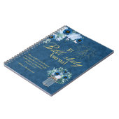 聖書の勉強パーソナライズされた名と信仰の聖句を追加 ノートブック (左側)