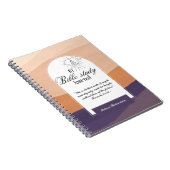 聖書の勉強パーソナライズされた名と信仰の聖句を追加 ノートブック (右側)