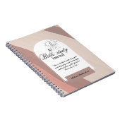 聖書の勉強パーソナライズされた名と信仰の聖句を追加 ノートブック (右側)