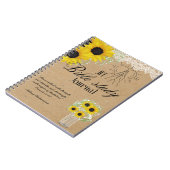 聖書の勉強パーソナライズされた名と信仰の聖句を追加 ノートブック (左側)