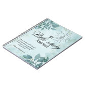 聖書の勉強パーソナライズされた名と信仰の聖句を追加 ノートブック (左側)