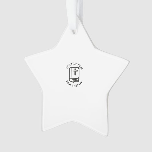 聖書の勉強 オーナメント (正面)