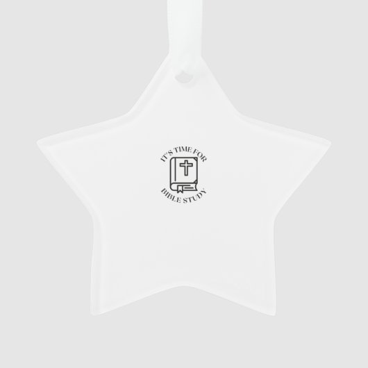 聖書の勉強 オーナメント (正面)