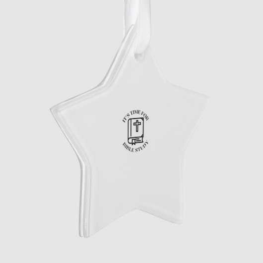 聖書の勉強 オーナメント (正面)