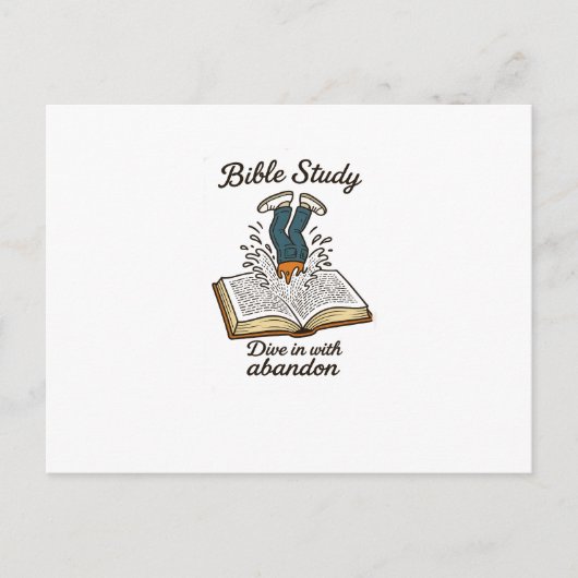 聖書の勉強 ポストカード (正面)