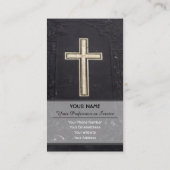 聖書の十字架 名刺 (裏面)